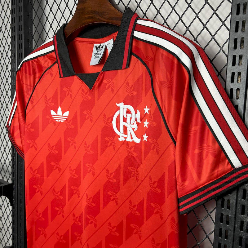 Camisa Flamengo Lifestyler Adidas 24/25 - Versão Torcedor