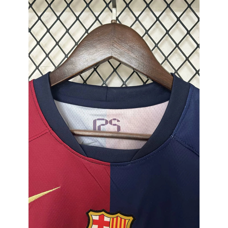 Camisa Barcelona Home 24/25 - Torcedor Masculina - LANÇAMENTO