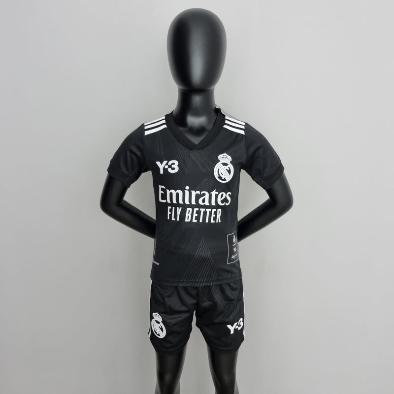 Kit Infantil Real Madrid Edição Especial Y3 Preta 22/23 - KARIOCA MULTIMARCAS