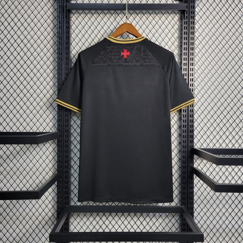 Camisa Vasco Especial 22/23 - Kappa Torcedor Masculina - Preta - KARIOCA MULTIMARCAS