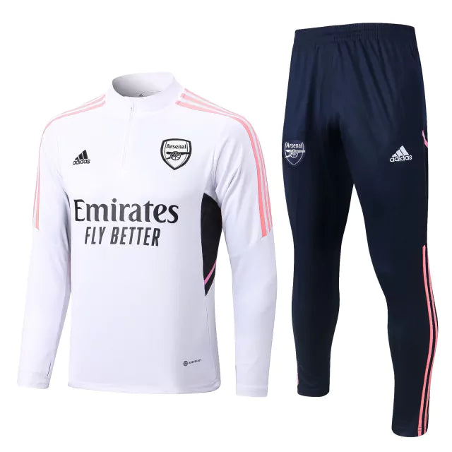 Conjunto de Treino Arsenal 2023 Branco - KARIOCA MULTIMARCAS