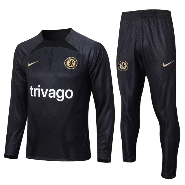 Conjunto de Treino do Chelsea 22/23 Preto - KARIOCA MULTIMARCAS