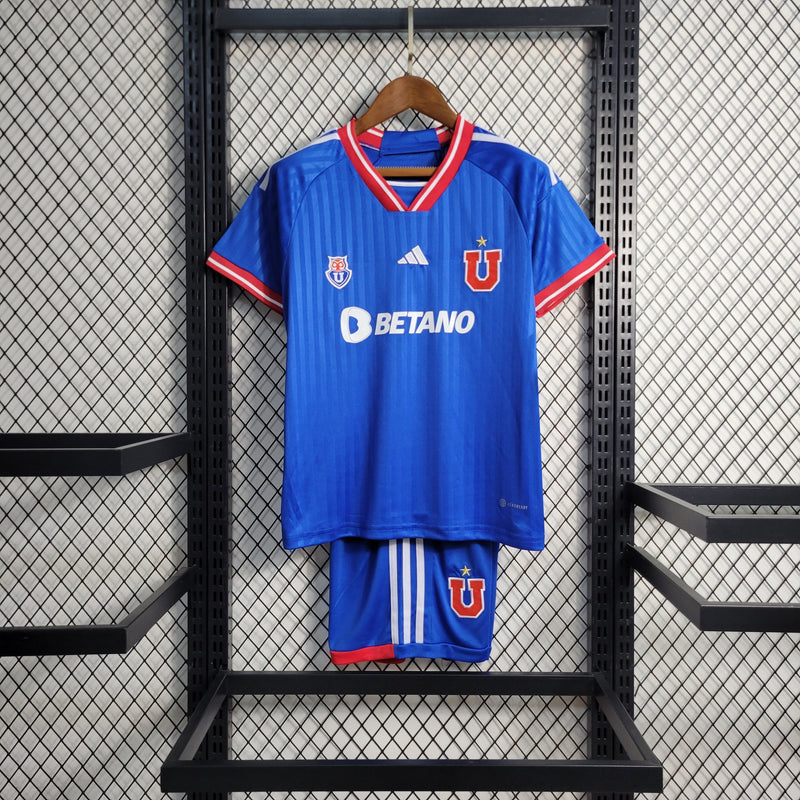 Kit Infantil Universidade do Chile Titular 23/24 - KARIOCA MULTIMARCAS