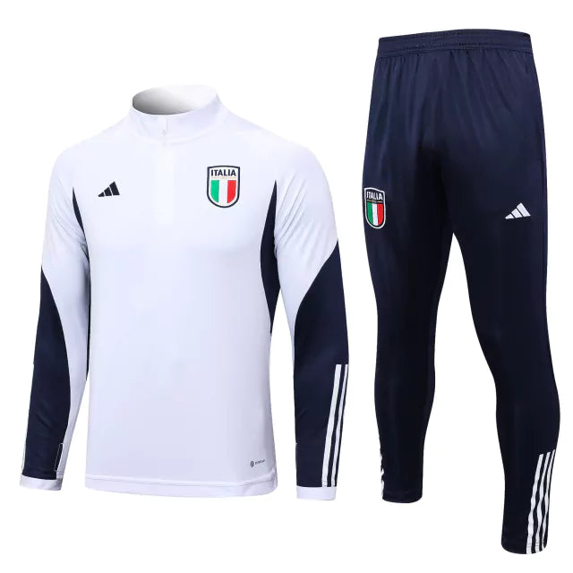 Conjunto de Treino Italia 23/24 Branco - KARIOCA MULTIMARCAS