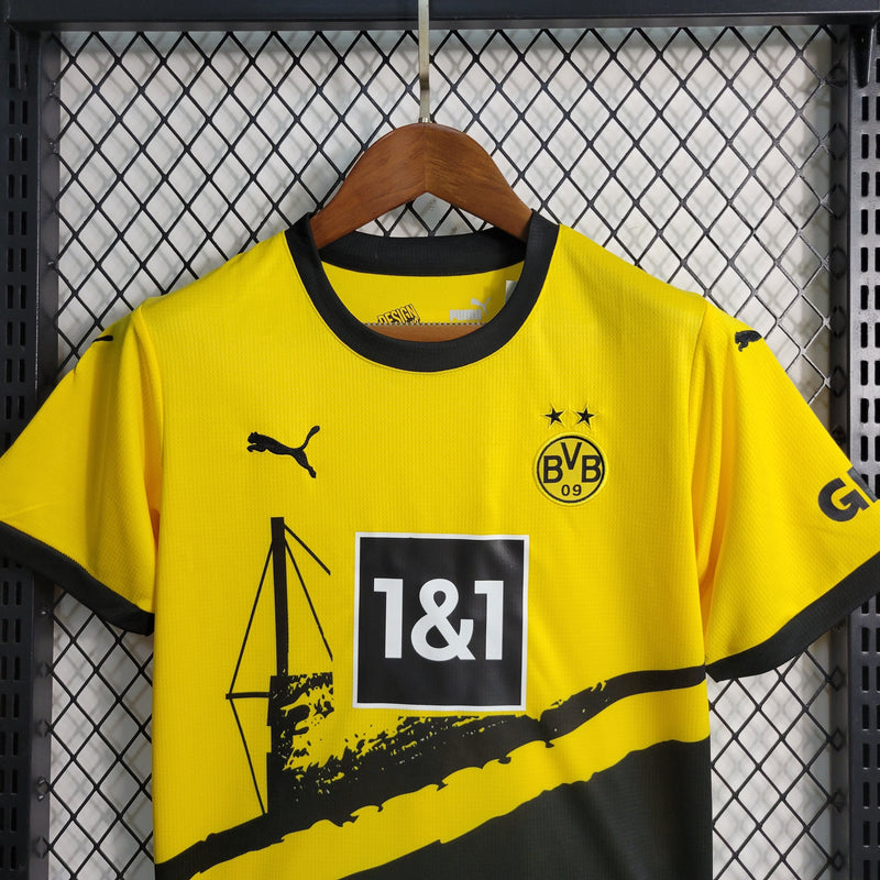 Kit Infantil Borussia Dortmund Home 23/24 - KARIOCA MULTIMARCAS