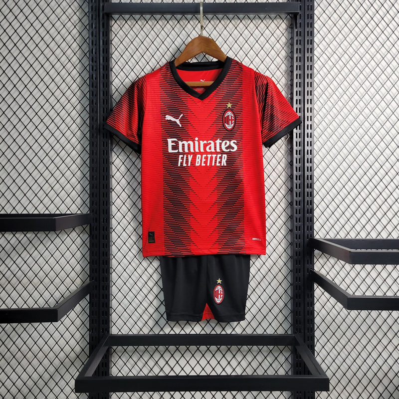 Kit Infantil AC Milan Home 23/24 - KARIOCA MULTIMARCAS